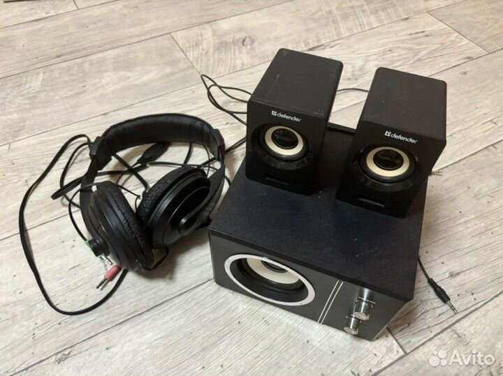 Колонки + Саб + Наушники