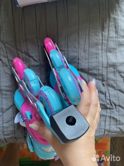 Ролики, коньки детские раздвижные 26-29