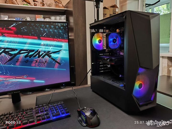 Игровой комп Ryzen 5 2600+ Sapphire Pulse RX 6600