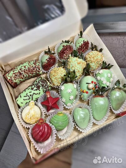 Букет из клубники в шоколаде / клубника в шоколаде