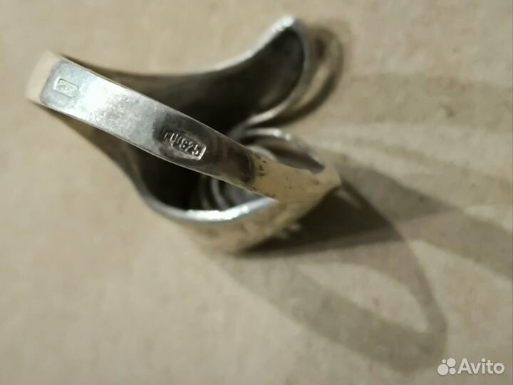 Серебряное кольцо СССР винтаж