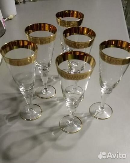 Фужеры Bohemia времен СССР