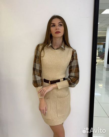 Комплект рубашка и платье