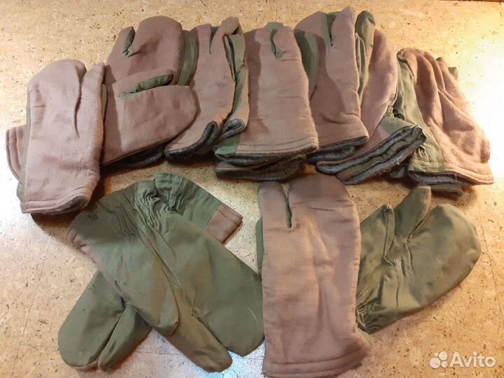 Перчатки руковицы войлок суконные СССР новые