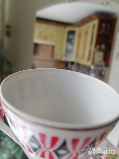 Винтажный кофейный сервиз. ГДР. Конец 60-х