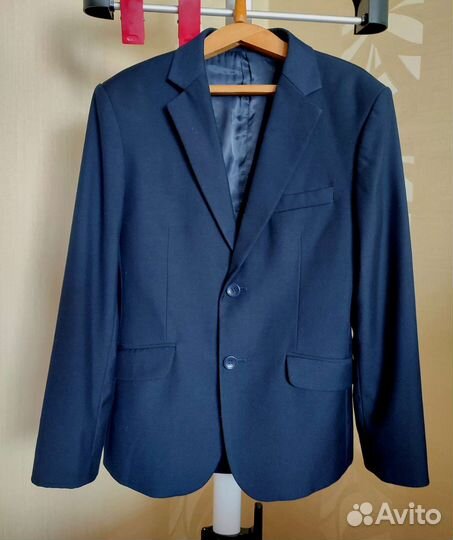 Пиджак школьный для мальчика р. 158