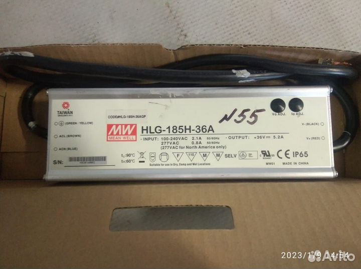 Блок питания/драйвер HLG 185H-36A