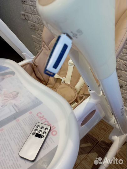 Стульчик качели для кормления carello