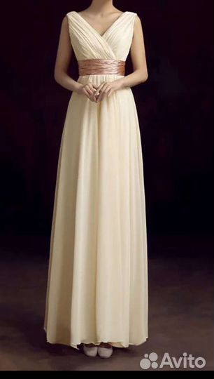 Вечернее платье шифоновое