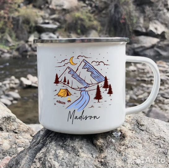 Кружка металлическая с вашим принтом