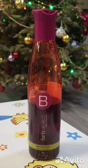 Оттеночный шампунь Berrywell Farbrausch Red