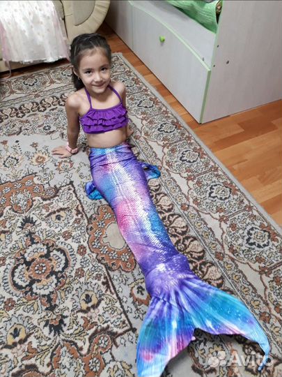 Хвост русалки для плавания