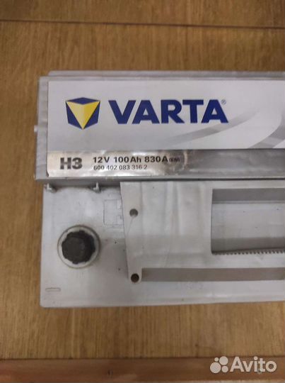 Аккумулятор автомобильный 100