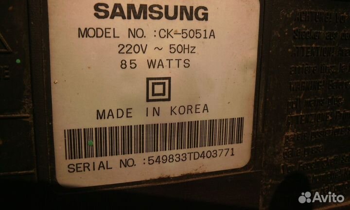 Телевизор Samsung CK - 5051A на ремонт или запчаст