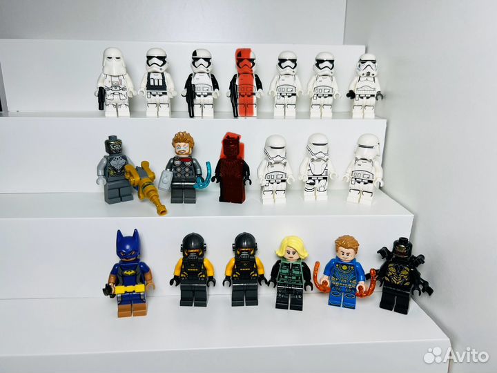 Lego minifigures - Star Wars и Super Heroes