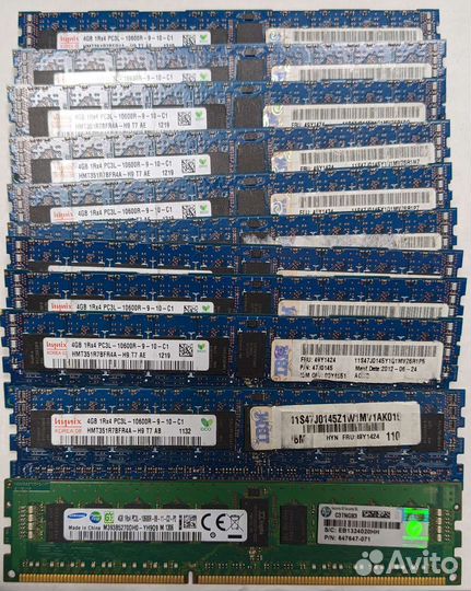 4Gb DDR3 серверная (registered, с буферизацией)