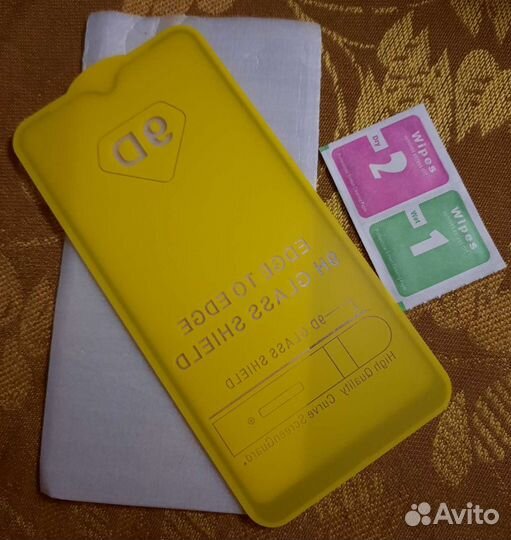 Защитное стекло на samsung a10