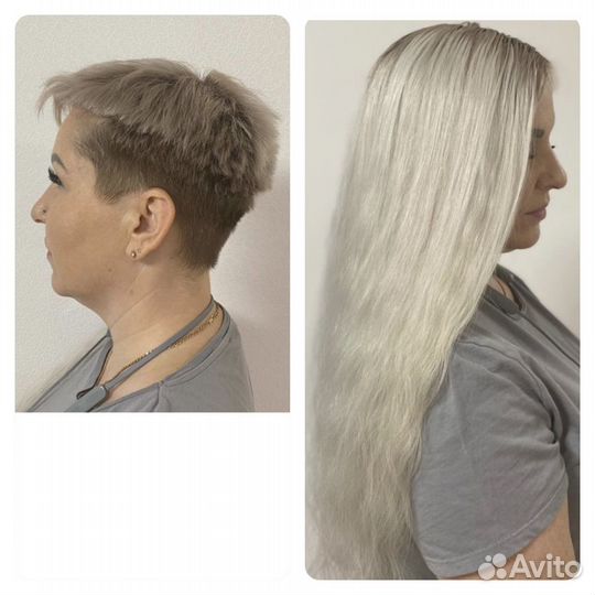 Холодное /горячее наращивание волос