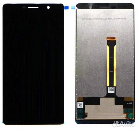 Дисплейный модуль для Nokia 7 Plus черный