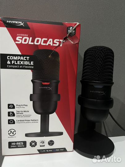 Микрофон hyperx solocast