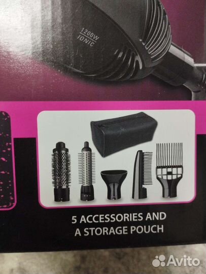 Фен щетка rowenta новая