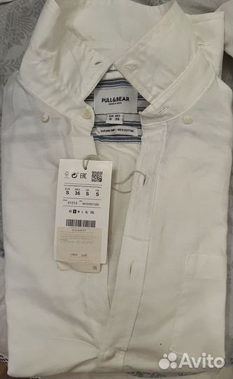 Pull and bear рубашка мужская S