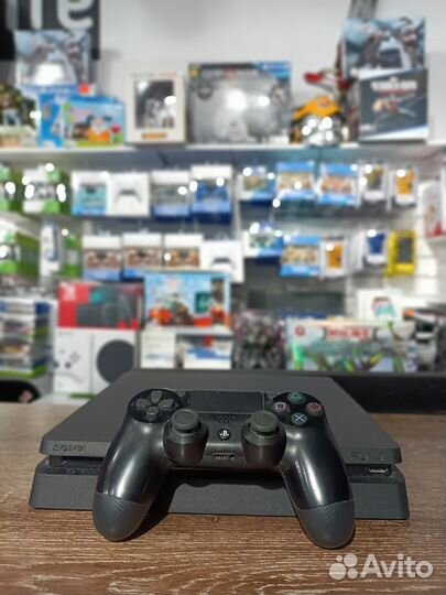 Sony Playstation 4 slim 500gb б.у Black (матовая)