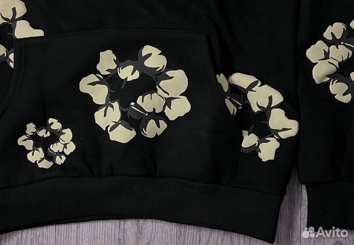 Худи denim tears оверсайз