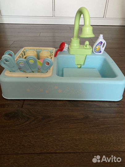 Мойка игрушечная, Кухонная раковина с водой