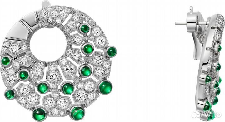 Юв. изделие Cartier High Jewelry earrings H8001010 + подарок 1 год гарантии