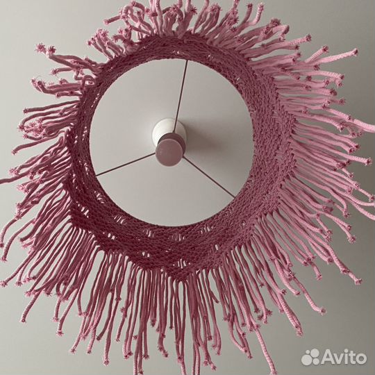 Люстра абажур макраме на заказ