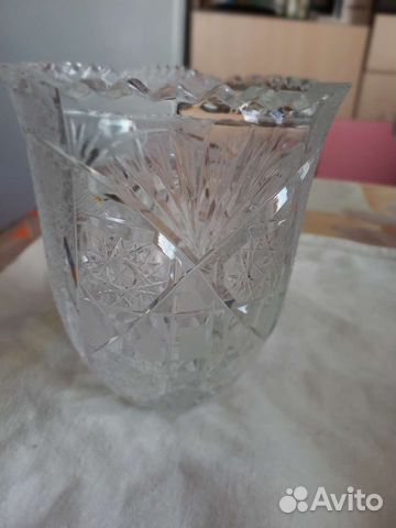Ваза хрустальная