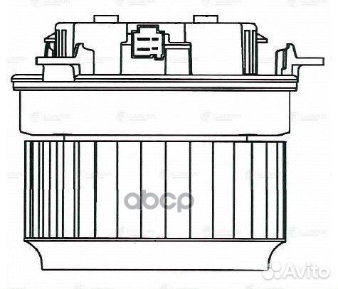 Э/вентилятор отоп. для а/м Audi A6 (C7) (11)