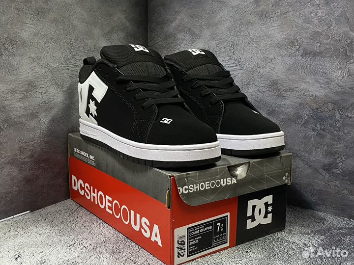 Кеды дутые DC Court Graffik Black