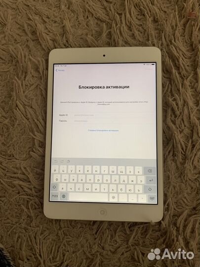 iPad mini 2 retina заблокирован