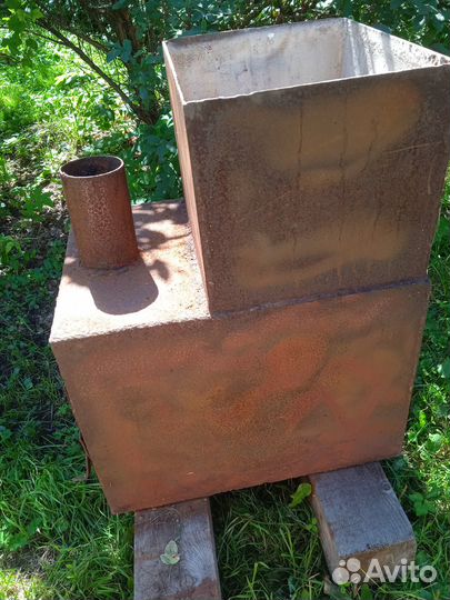 Печь банная с баком