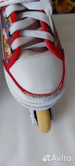 Роликовые коньки детские с защитой, р.37-40