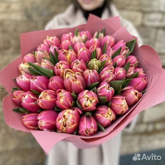 Тюльпаны оптом от 15шт. Букеты. Доставка. Москва