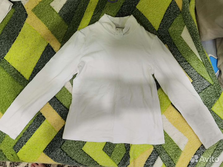 Блузка белая школьная