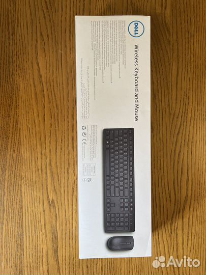 Беспроводная клавиатура и мышь dell