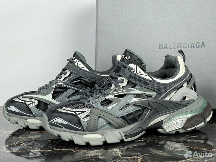 Balenciaga Track 2 Blue Grey Homme