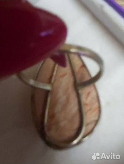 Кольцо с яшмой