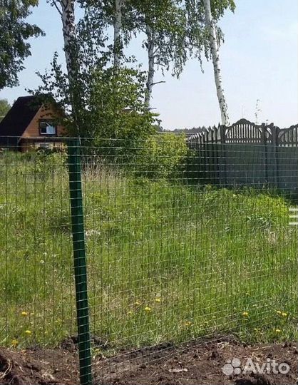 Сетка сварная в пвх покрытии для забора