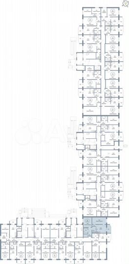2-к. квартира, 68 м², 1/9 эт.