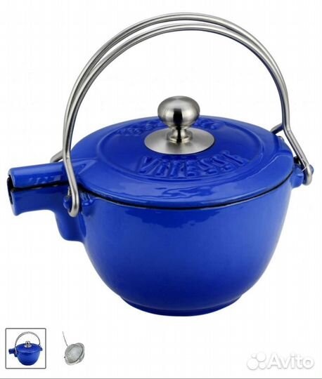 Чайник заварочный Vitesse из чугуна 1.1л
