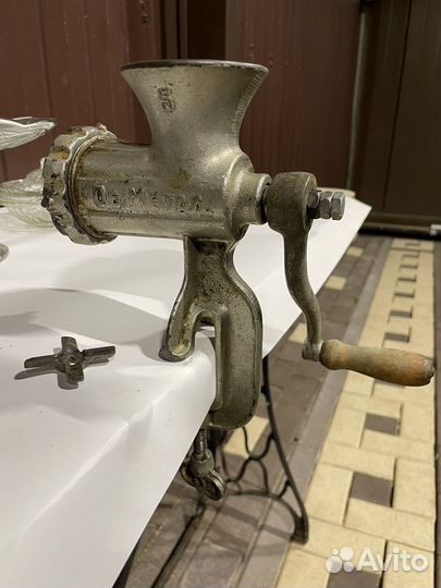 Мясорубка ручная СССР чугунная