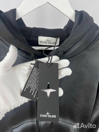 Толстовка Stone Island (черная) (Арт.26993)