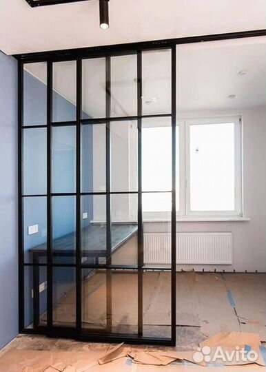 Каскадные межкомнатные раздвижные перегородки