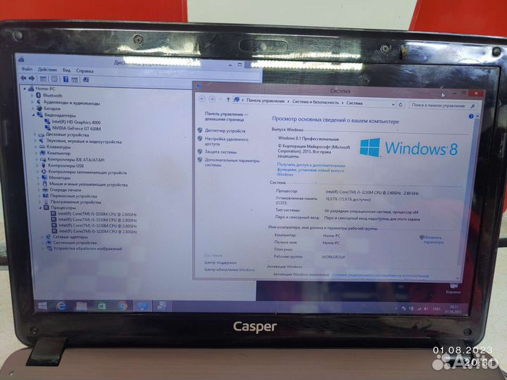 Ноутбук dns i5