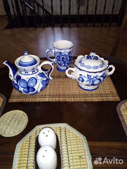 Сервиз чайный Гжеть